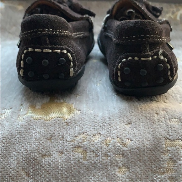 Venettini Chocolate brown suede driver loafers - Picture 4 of 6